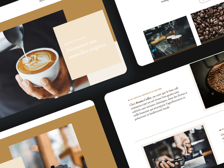 Site de Bruma Coffee - Clarisse K