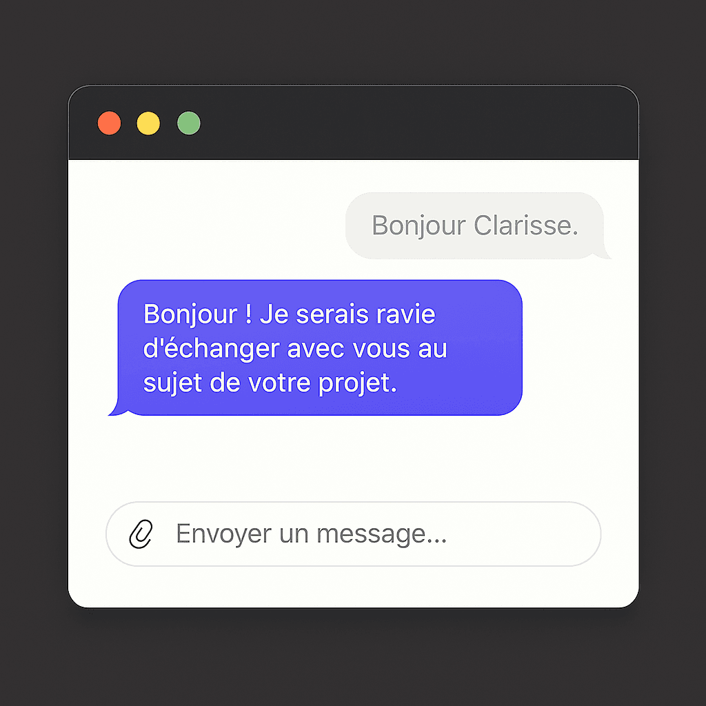 On discute de votre projet